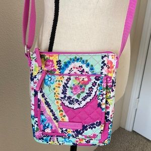 Vera Bradley Small Crossbody Wildflower Paisley